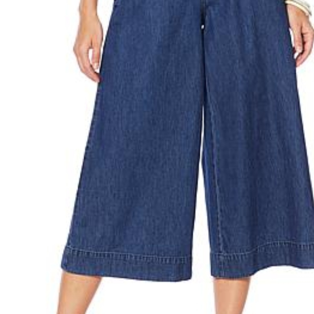 Diane Gilman Smocked-Waist Flared Trouser